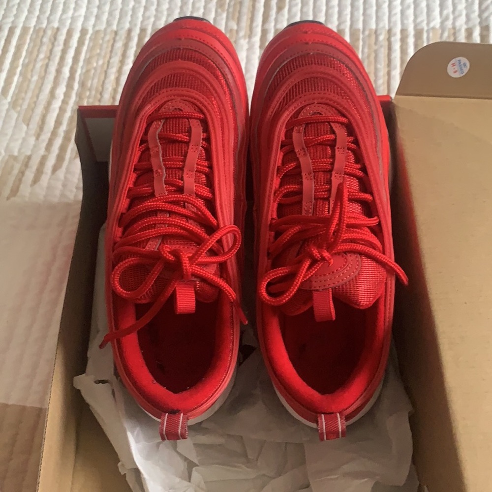 Red Nike Air Max 97 Womens Size 8